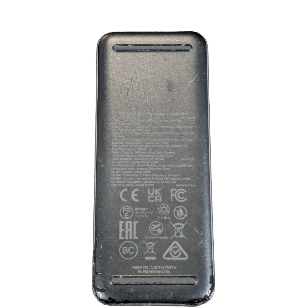 Oo6Ux UGREEN - Nexode 130W 20000mAh Fast Charge Power Bank wi/ Smart TFT Display